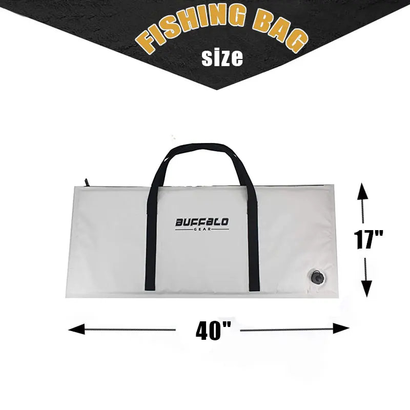 JD Performance Gear Insulated Fishing Cooler Bag With Drain