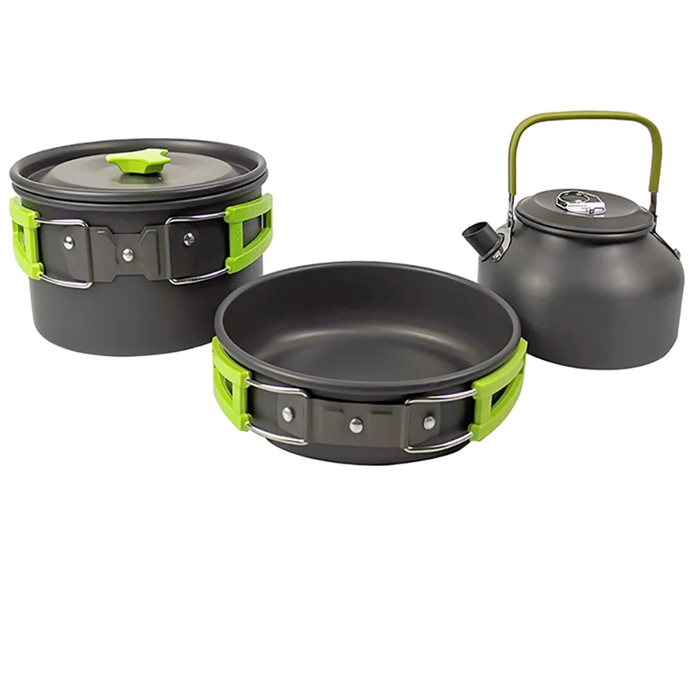LISM Camping Cookware Set Nonstick Travel Outdoor Picnic