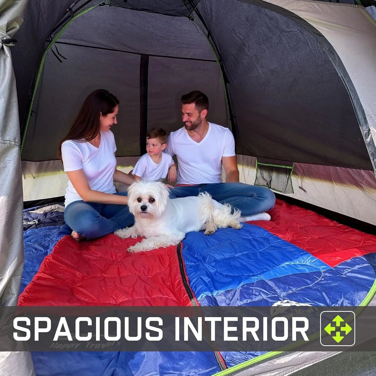 Hign Concerned Camping Tent Waterproof Rainfly Easy Setup