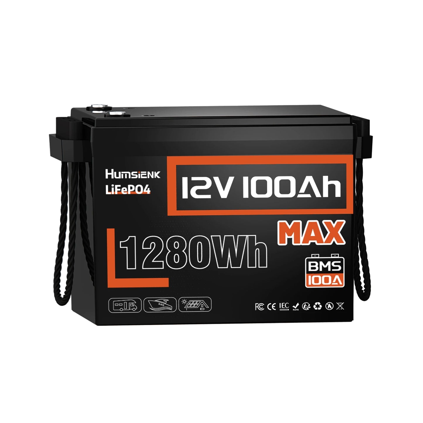 JD Performance Gear Humsienk LiFePO4 12V 100Ah Battery