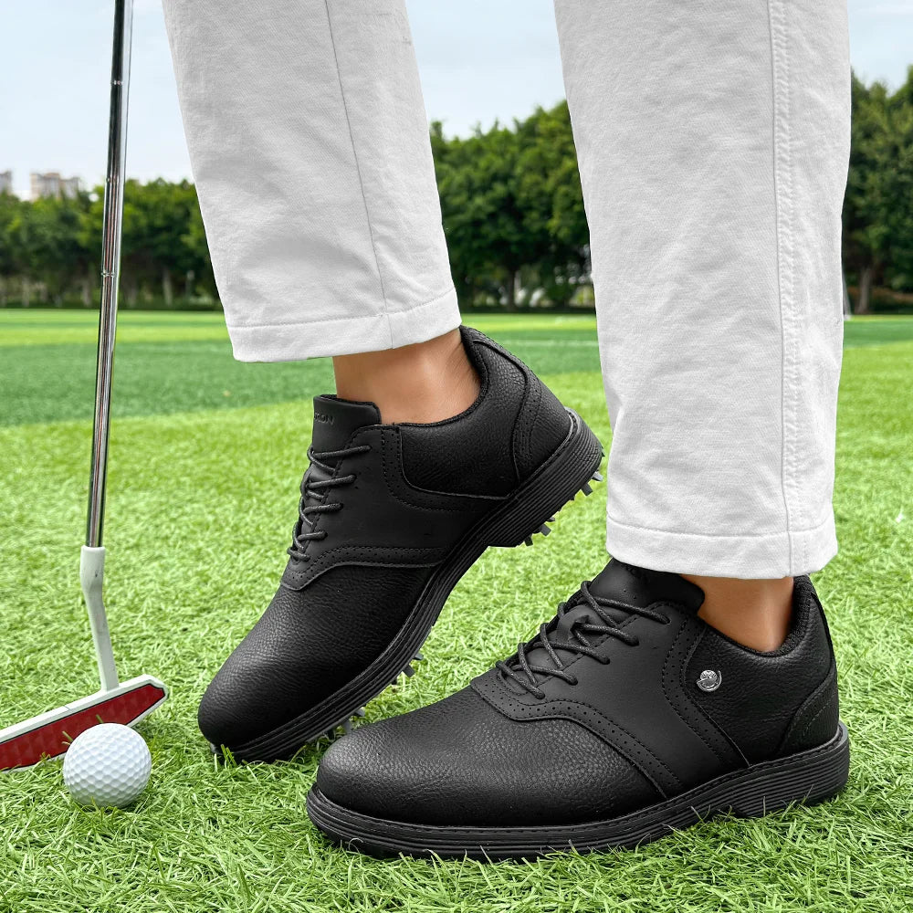 Lenox Golf Shoes Spikes for Men Walking Footwear Golfers