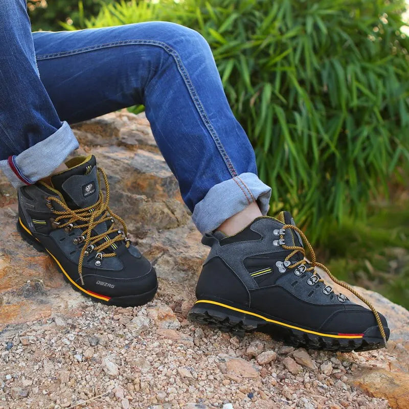 DWZRGCN Hiking Shoes Men Outdoor Mountain Climbing Sneakers