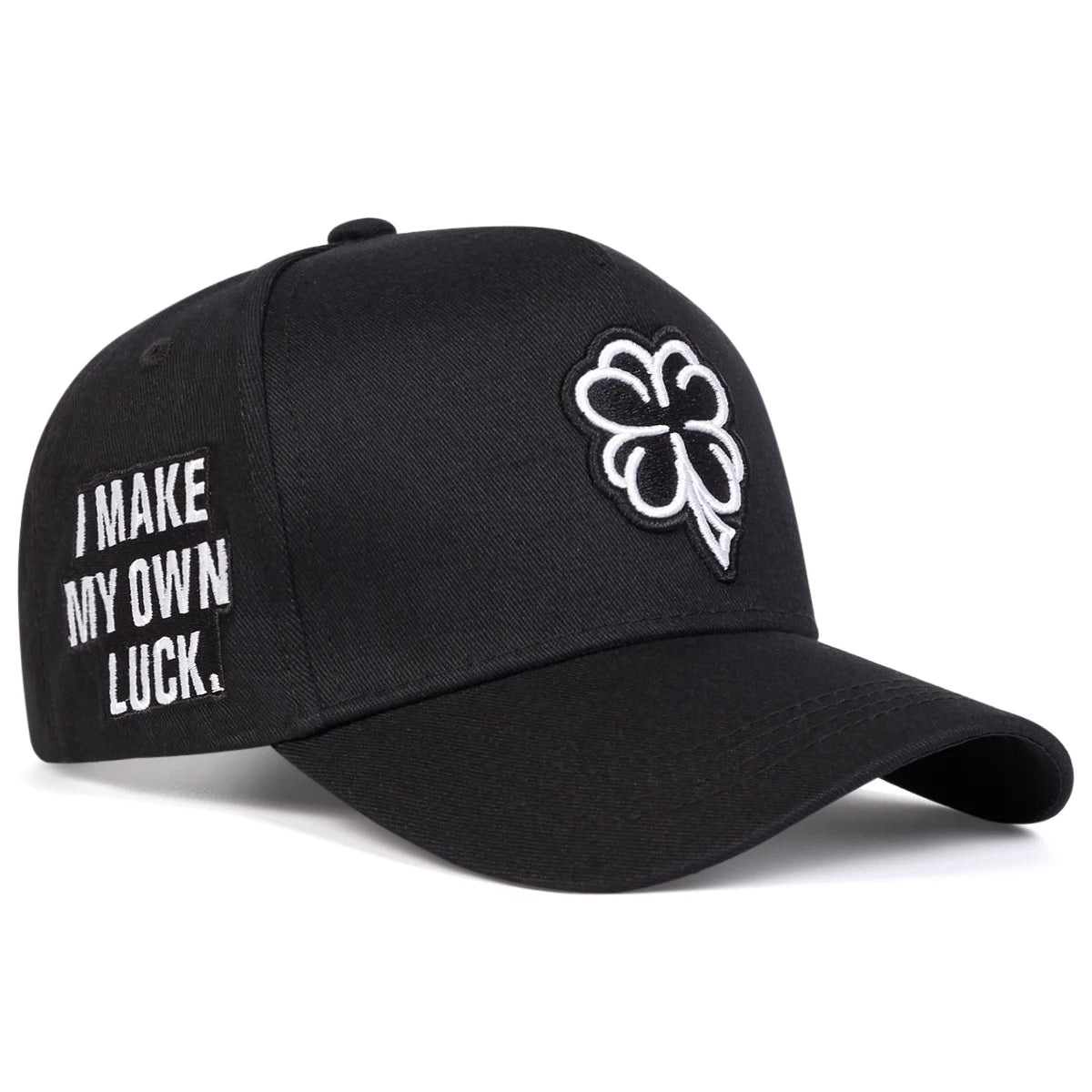 Four Leaf Clover Embroidered Baseball Cap Unisex Hat