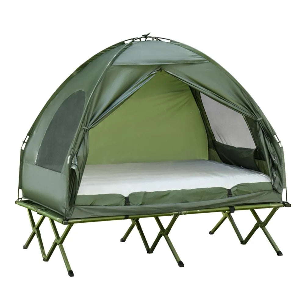 Elenxs Portable Folding Pop Up Off Ground Camping Bed