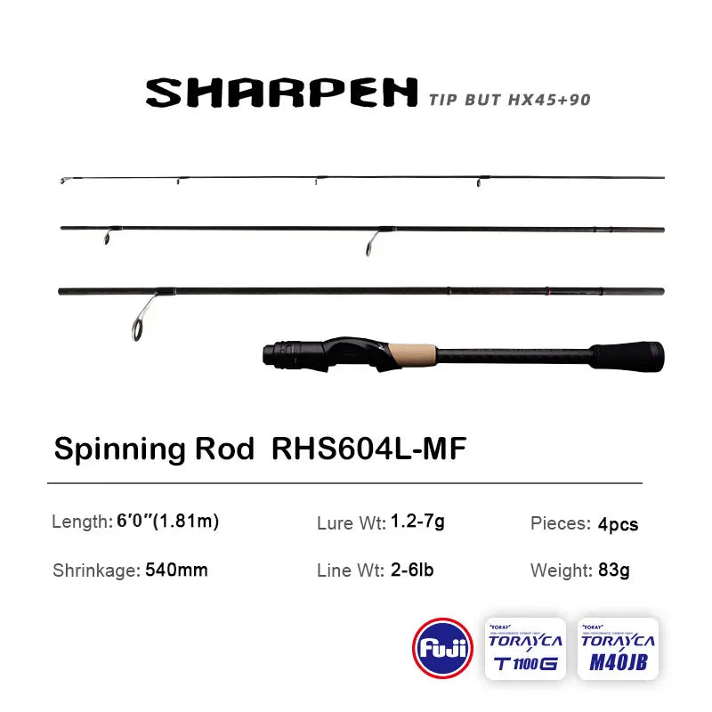 JD Performance Gear PureLure Spinning And Casting Rod