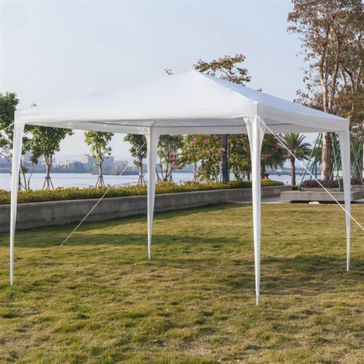 Outdoor Tent Sidewall Camping Curtain With Window Waterproof