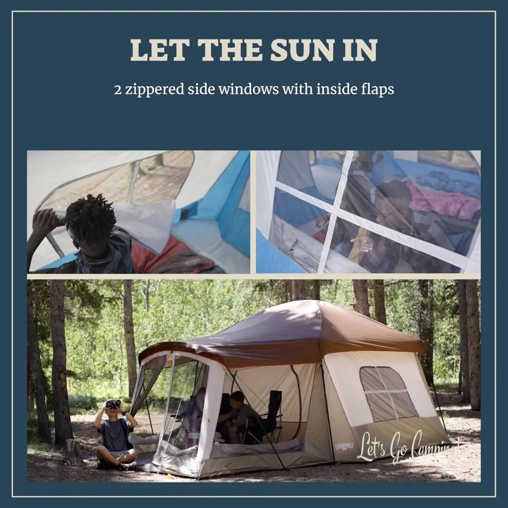 Klondike Family Canvas Tent With Convertible Screen Room