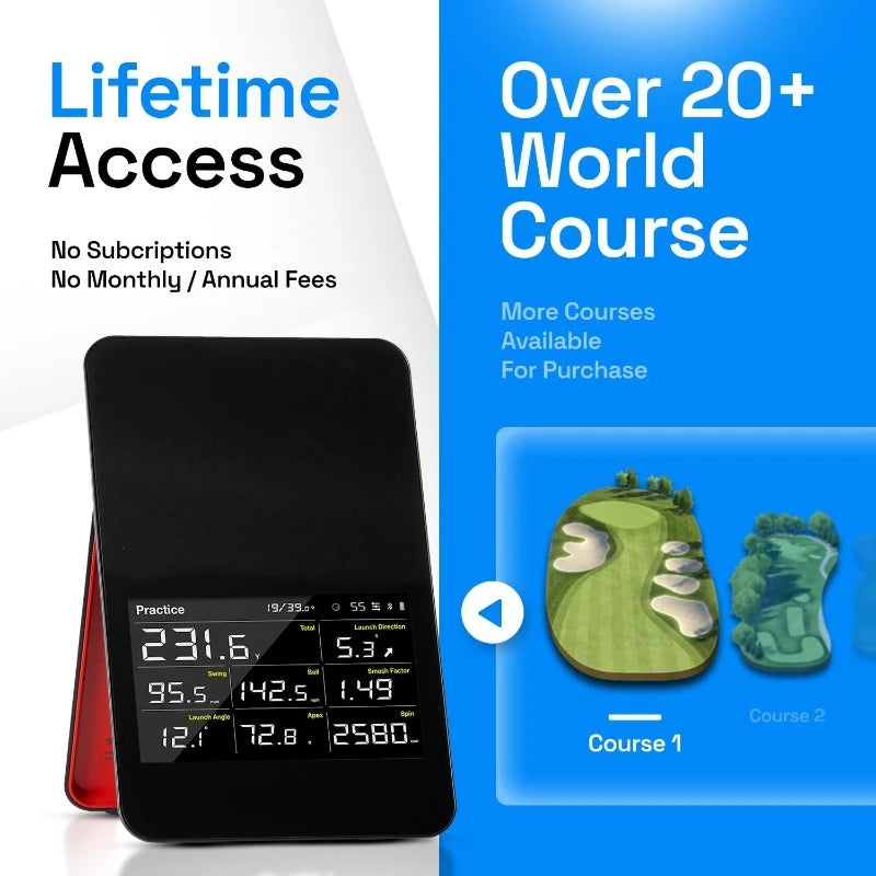 Hign-Concerned Orbit Golf Simulator And Launch Monitor