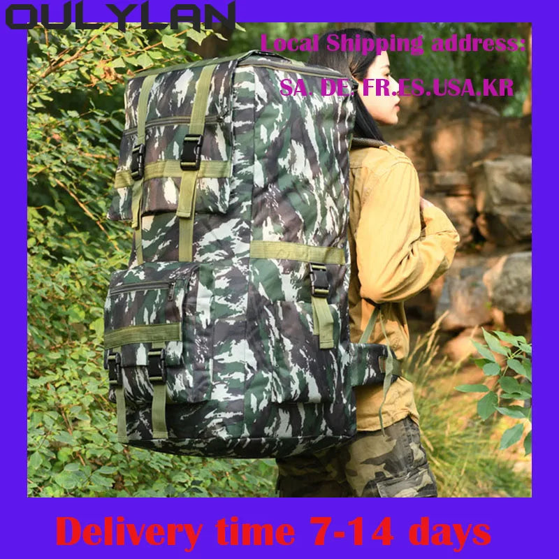 Super Camping Tactical Rucksack Military Hiking Outdoor Backpack