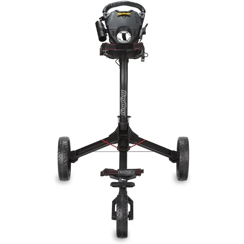 YTYINH Compact 3 Golf Push Cart with Scorecard Console