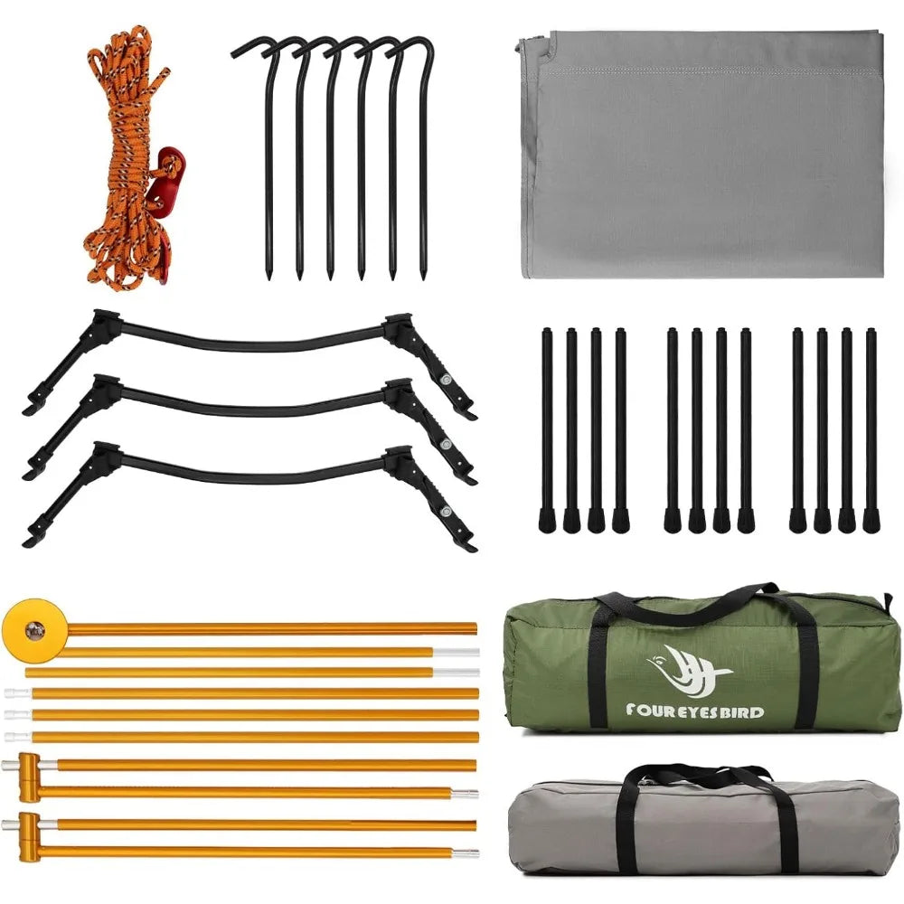 Building Four In One Camping Cot Tent Foldable Elevated Bed