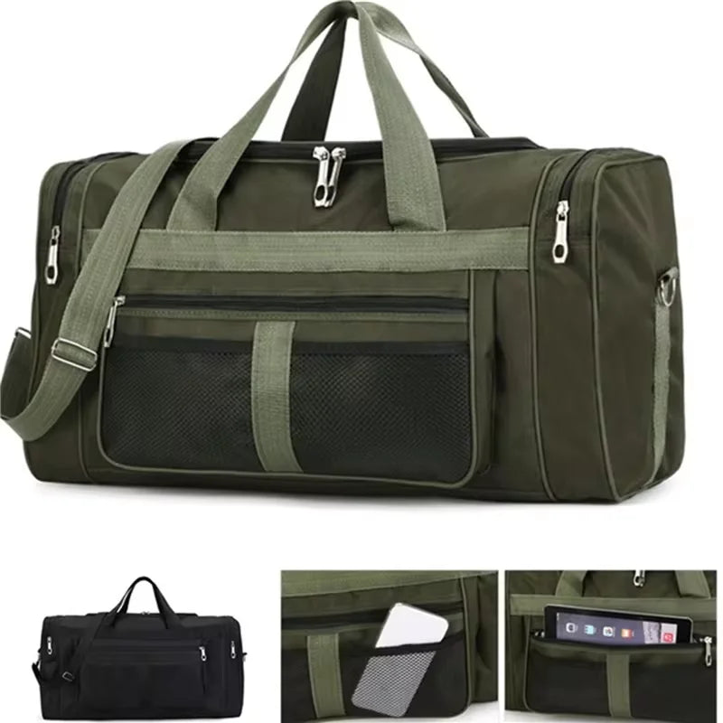 JOCESTYLE Nylon Travel Duffel Bag Waterproof Outdoor Gym Luggage