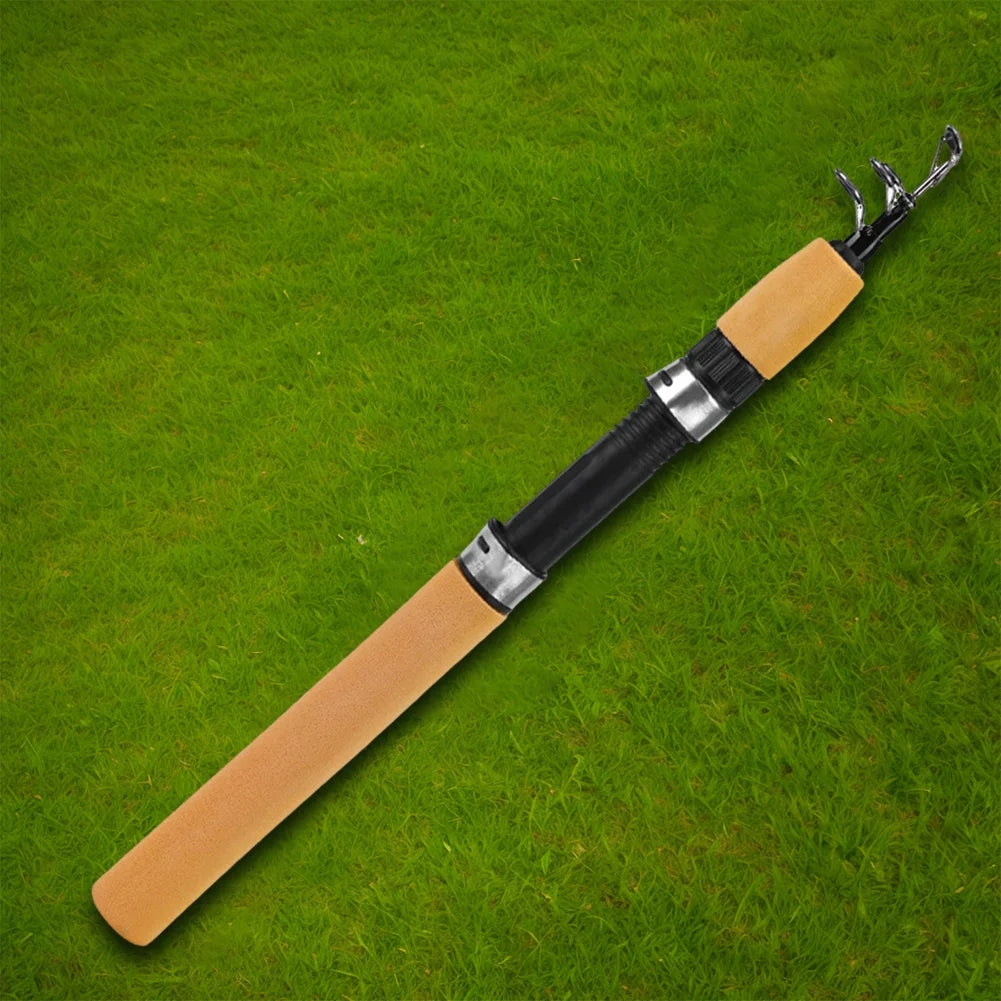 Carbon Fiber Ice Fishing Rod And Reel Set Telescoping Kit