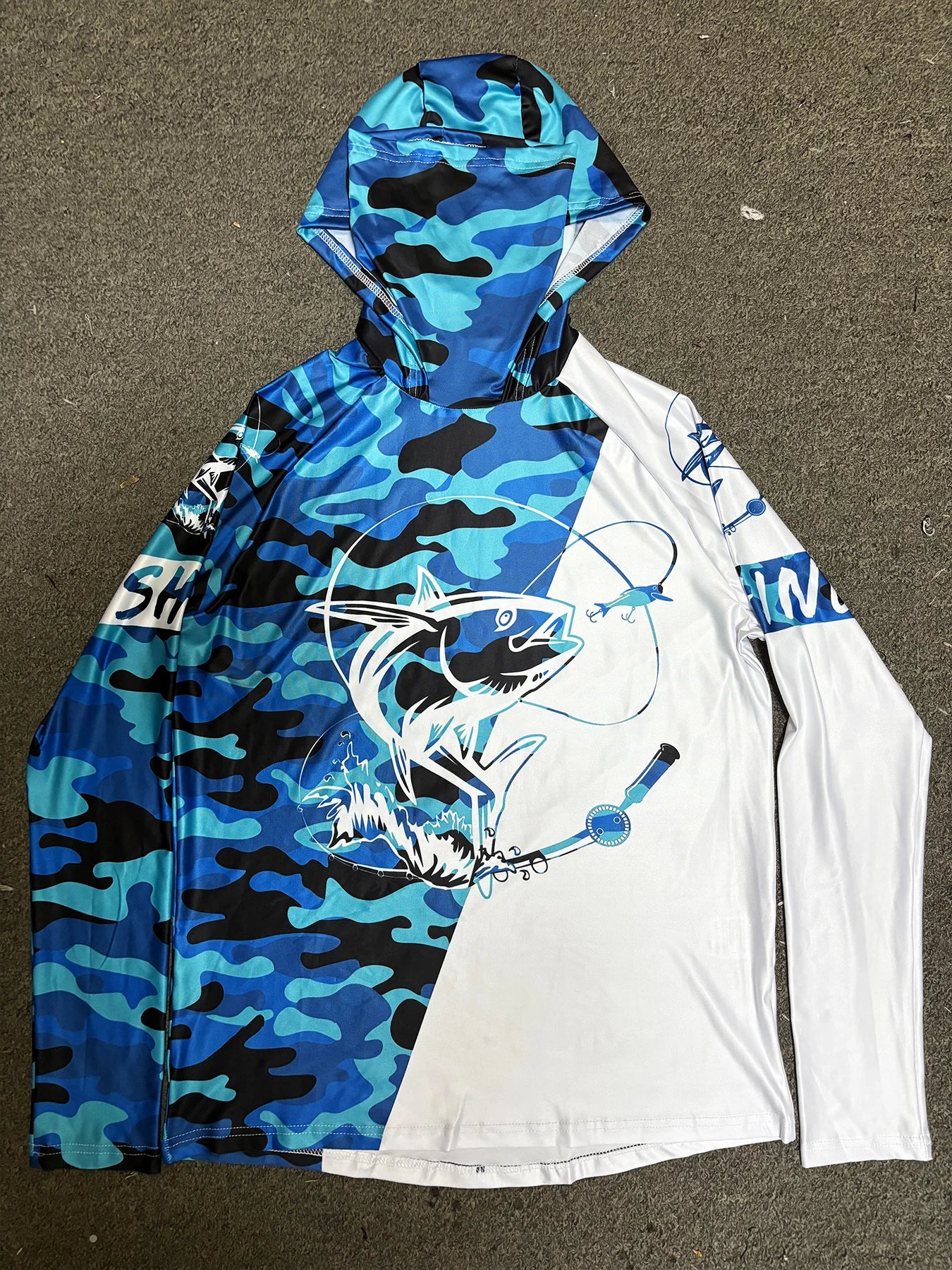 Hign Concerned Fishing Hoodie Sun Protection Shirt Gear