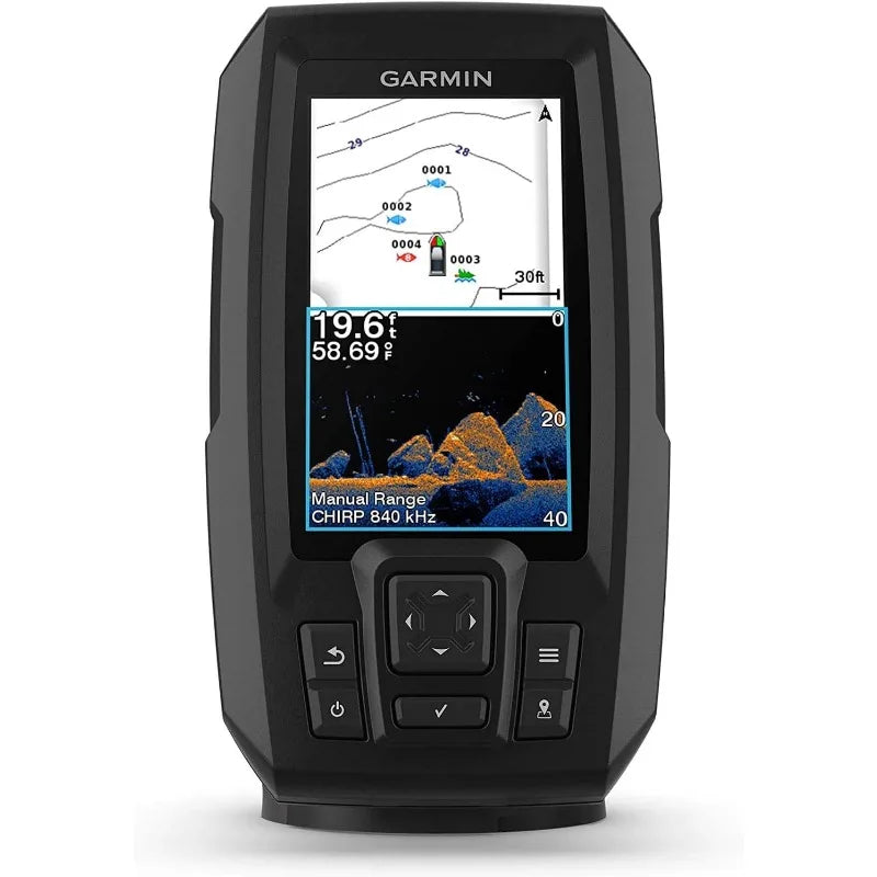 YTYIN GPS Fishfinder 4 Inch Screen with Transducer Bundle