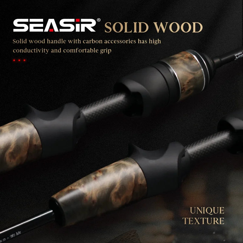 SeaSir Ultralight Carbon Spinning Baitcasting Rod Series