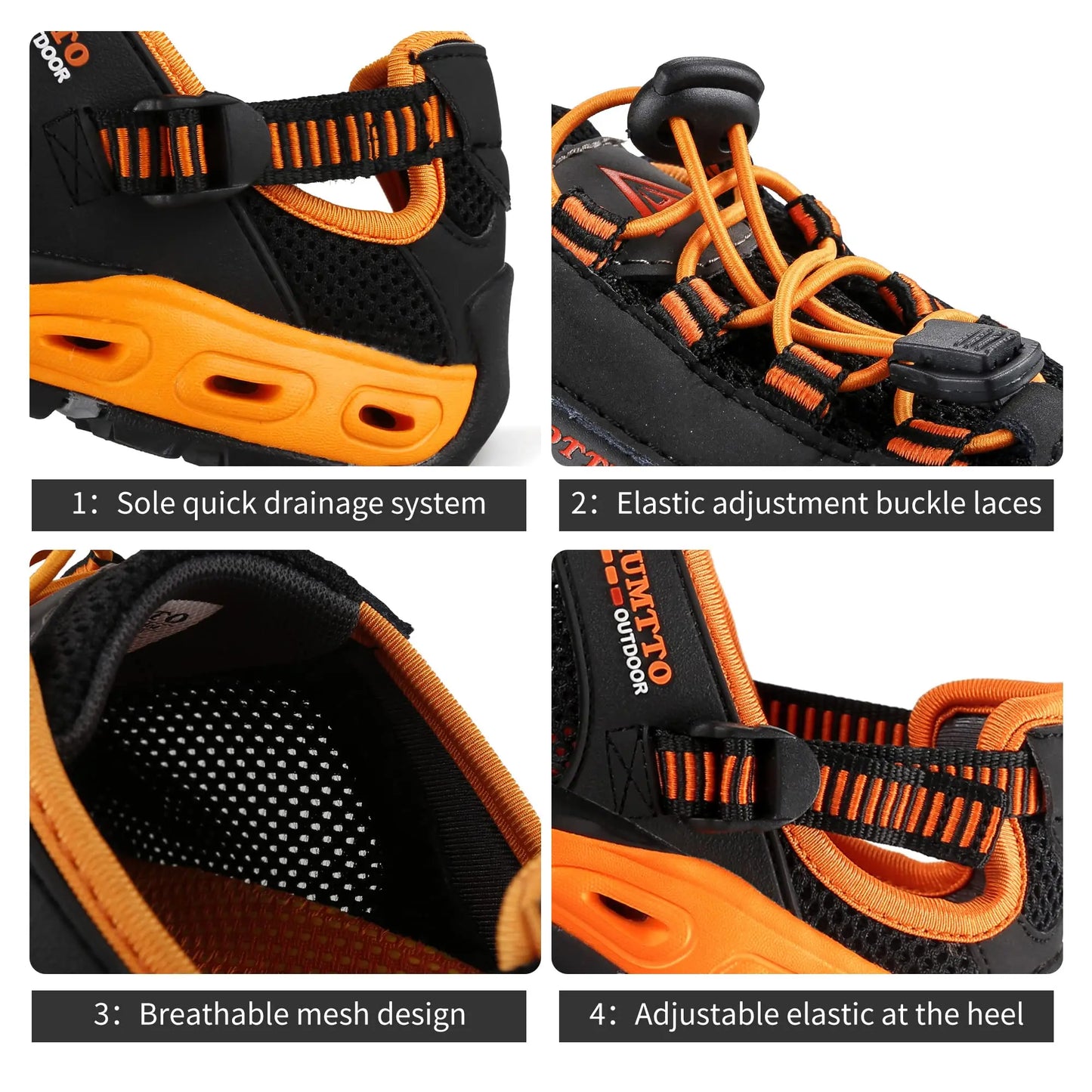 HUMTTO Mens Summer Wading Hiking Shoes Breathable Quick Dry