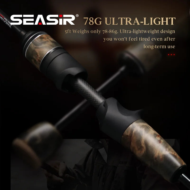 SeaSir Ultralight Carbon Spinning Baitcasting Rod Series