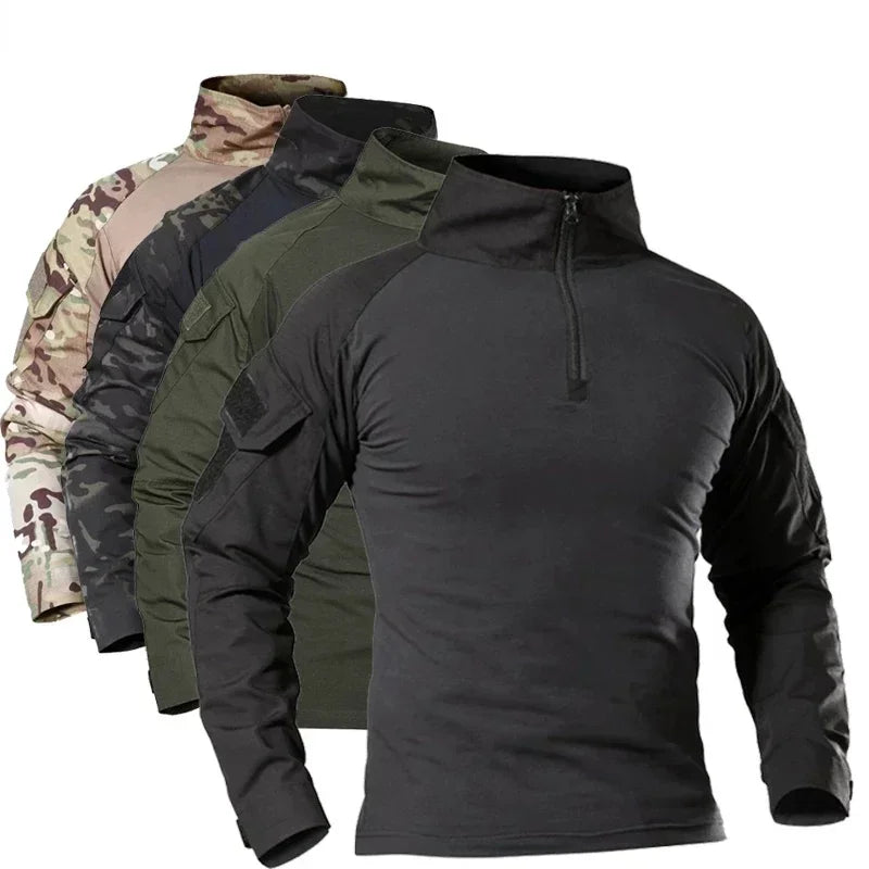 WOLF ENEMYCN Tactical Hiking Shirt Men Camouflage Breathable