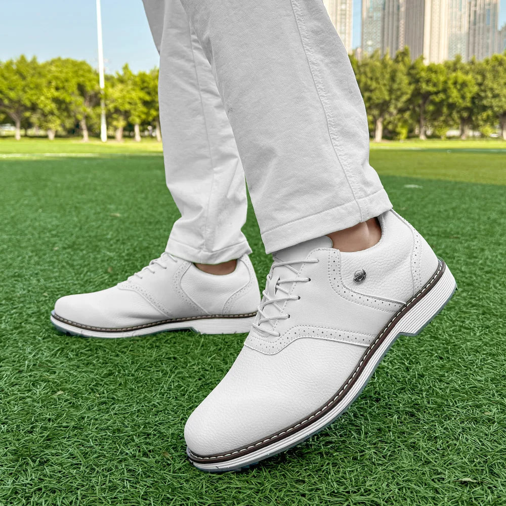 Lenox Classic Men Golf Shoes Professional Outdoor Sneakers