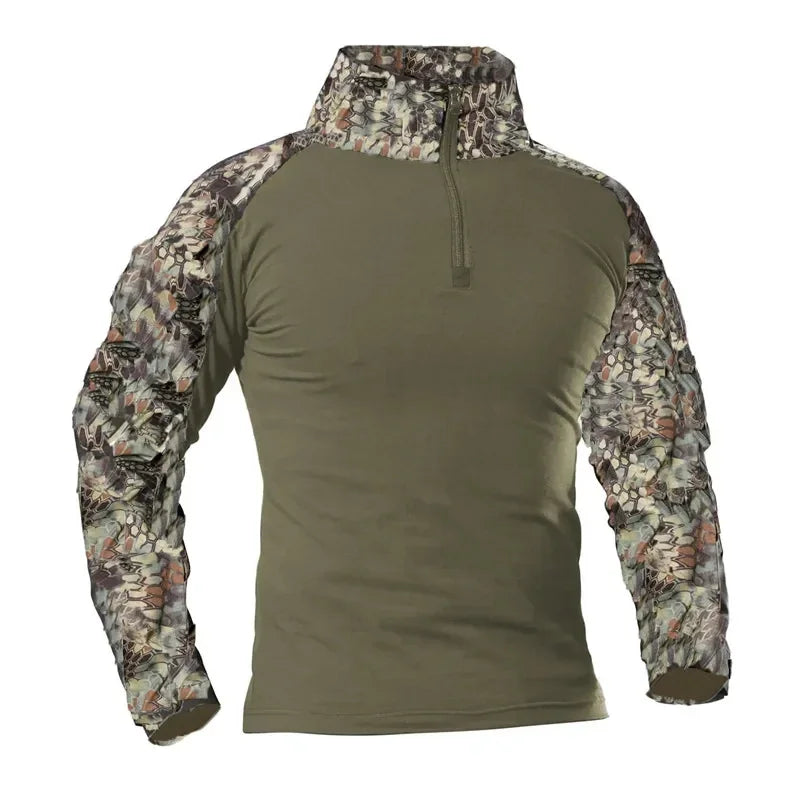 WOLF ENEMYCN Tactical Hiking Shirt Men Camouflage Breathable