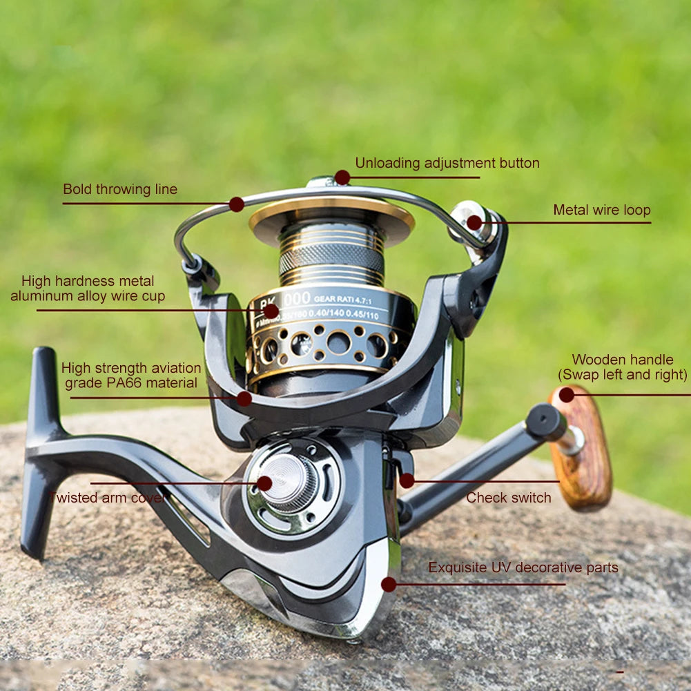 Alloyseed Spinning Reel with Innovative Water Resistance Technology