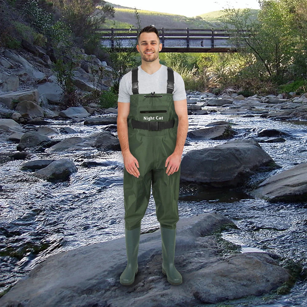 Lightweight Breathable Waterproof Chest Fishing Waders Boots