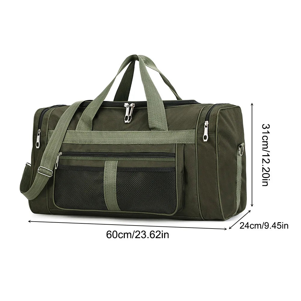JOCESTYLE Nylon Travel Duffel Bag Waterproof Outdoor Gym Luggage