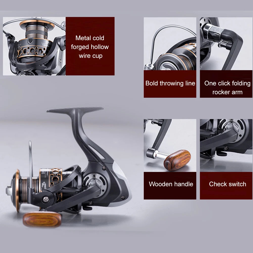 Alloyseed Spinning Reel with Innovative Water Resistance Technology