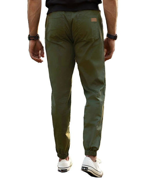 Hainan Mens Jogger Pants Drawstring Casual Comfort Wear