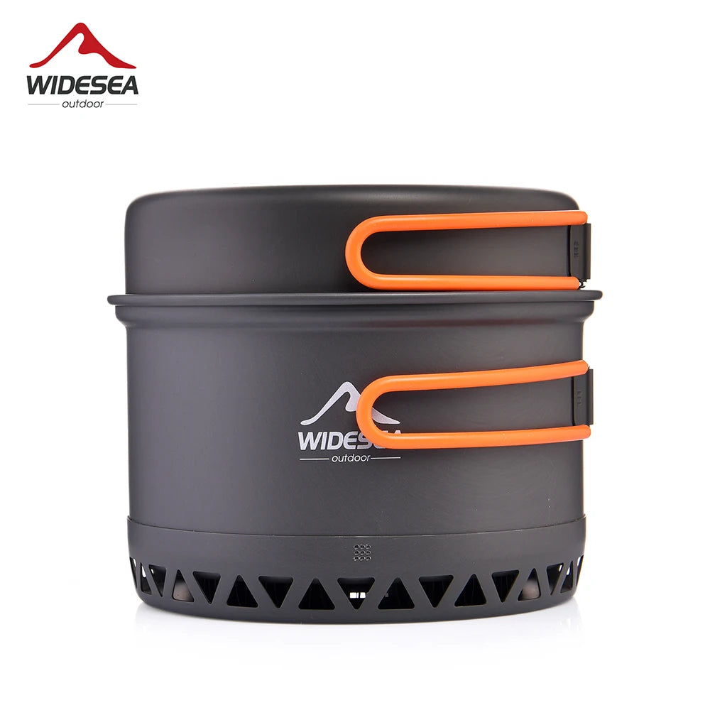 Widesea Outdoor Camping Cookware Set Pot And Kettle