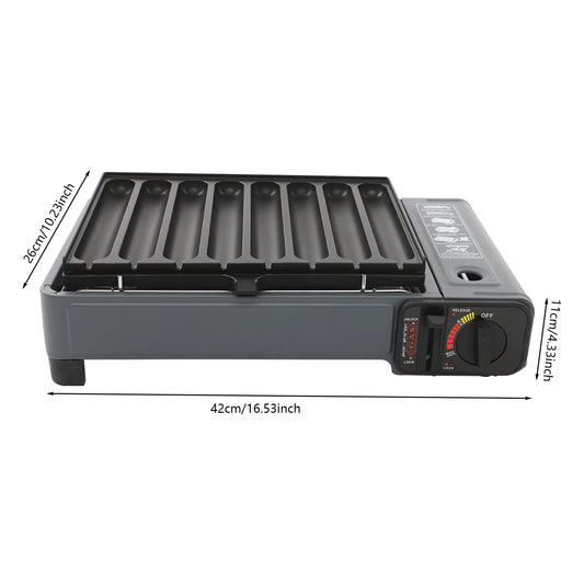 JD Performance Gear Gas Grill Stove With Sausage Plate