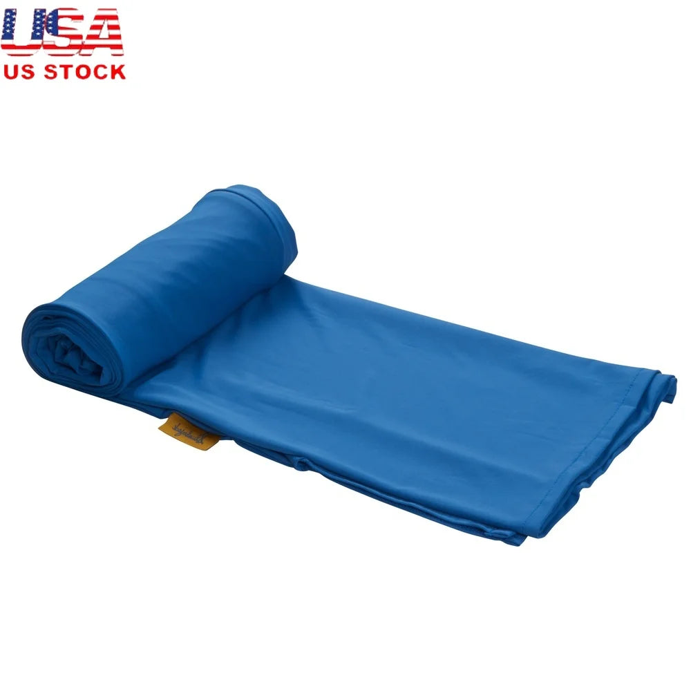 Cooling Sleeping Bag Liner Adult Comfort Wicking Technology Moisture Wicking Soft Stretchy Fabric Anatomic Footbox Camping Gear