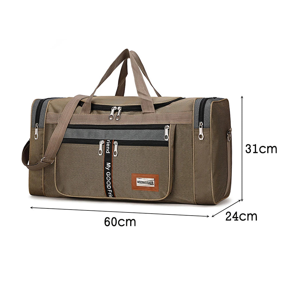 JOCESTYLE Nylon Travel Duffel Bag Waterproof Outdoor Gym Luggage
