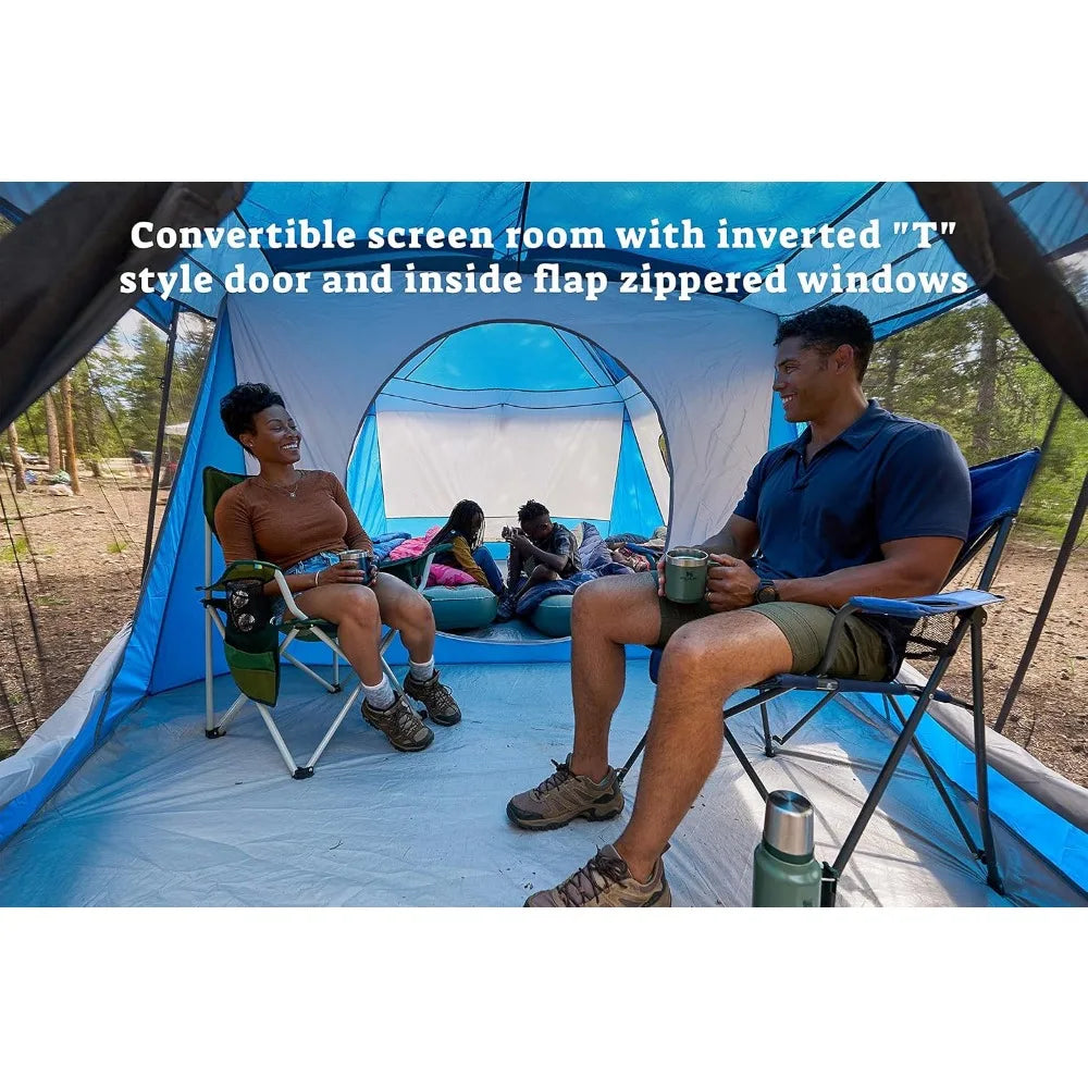 Klondike Family Canvas Tent With Convertible Screen Room
