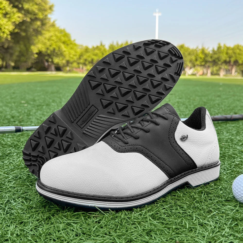 Lenox Classic Men Golf Shoes Professional Outdoor Sneakers