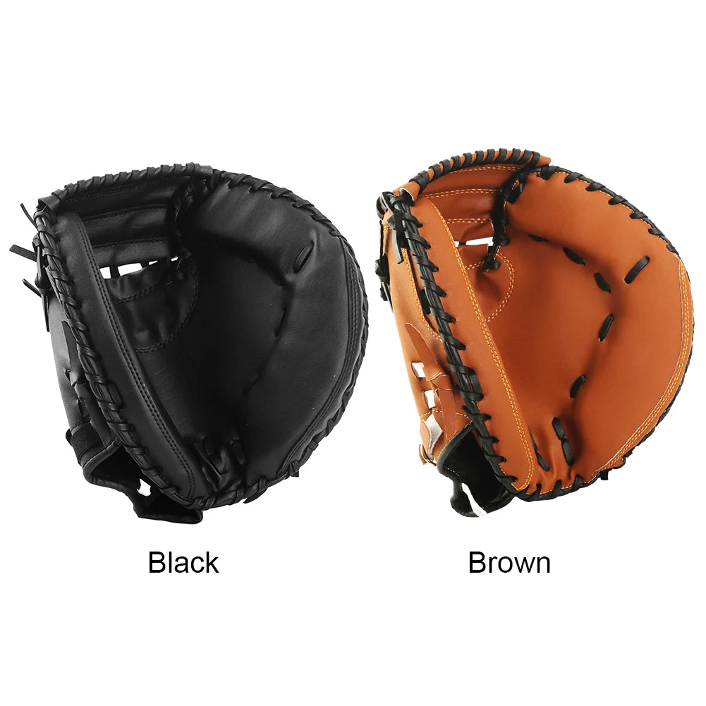 Shunmaii PU Leather Catcher Mitt For Baseball And Softball