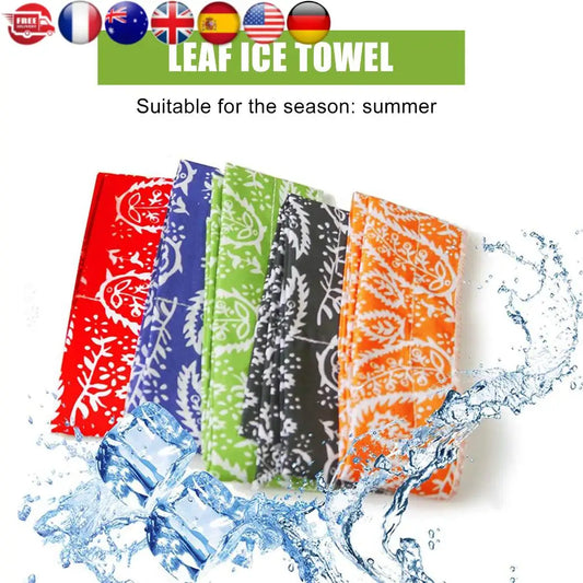 APWIKOGER Cooling Bandana Scarf 5 Pack Instant Ice Neck Wrap