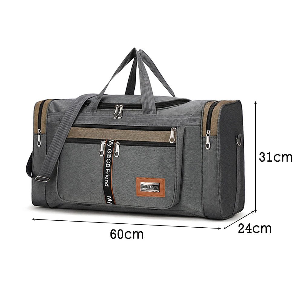JOCESTYLE Nylon Travel Duffel Bag Waterproof Outdoor Gym Luggage