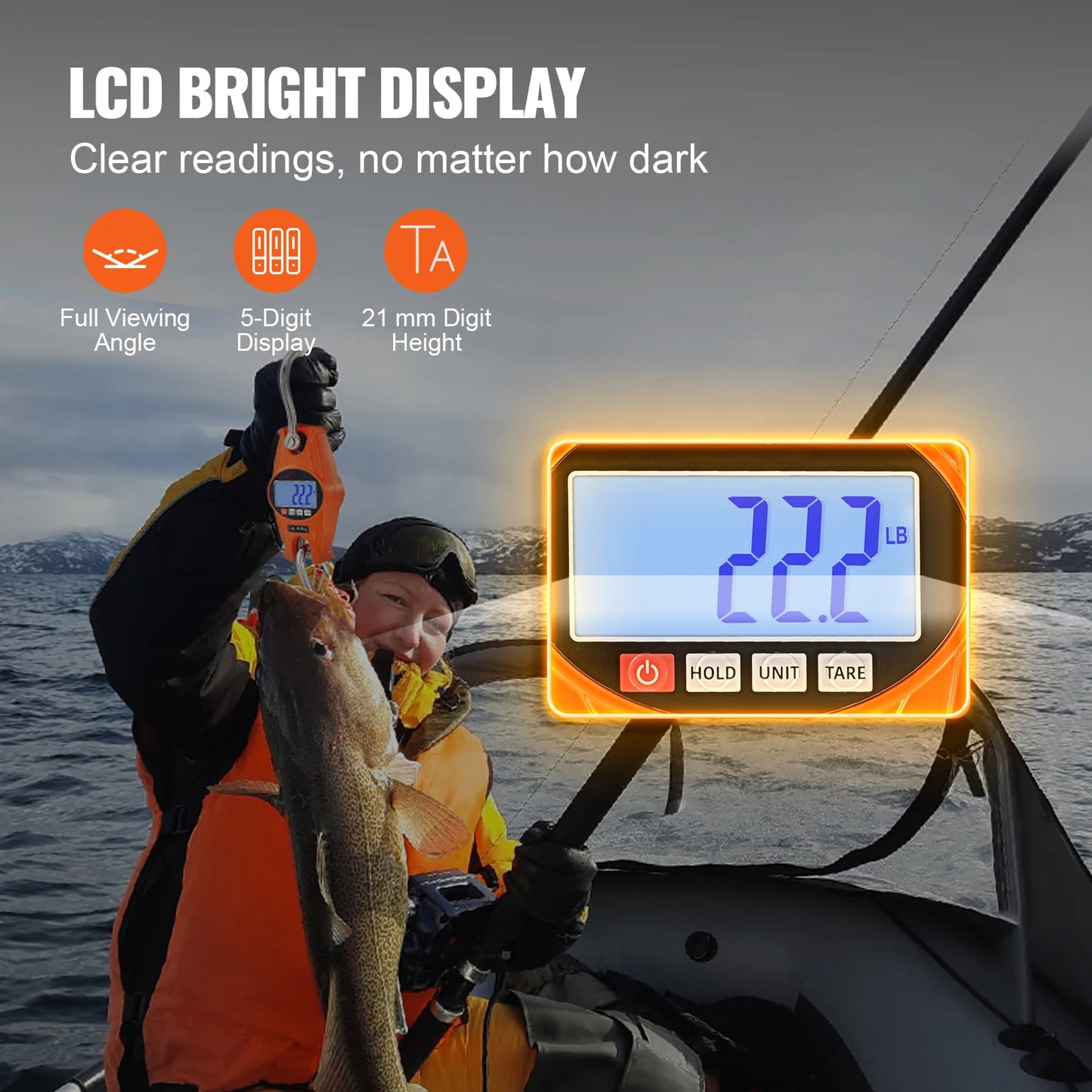 JD Performance Gear Digital Crane Scale With Hooks