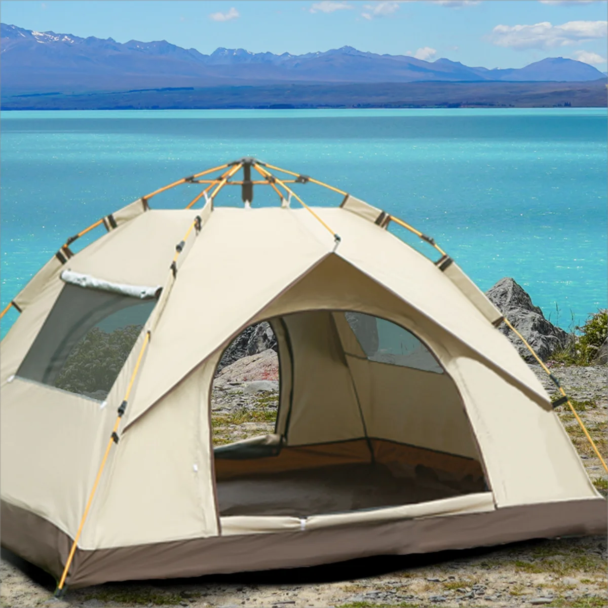 JD Performance Gear Automatic Camping Family Tent Outdoor