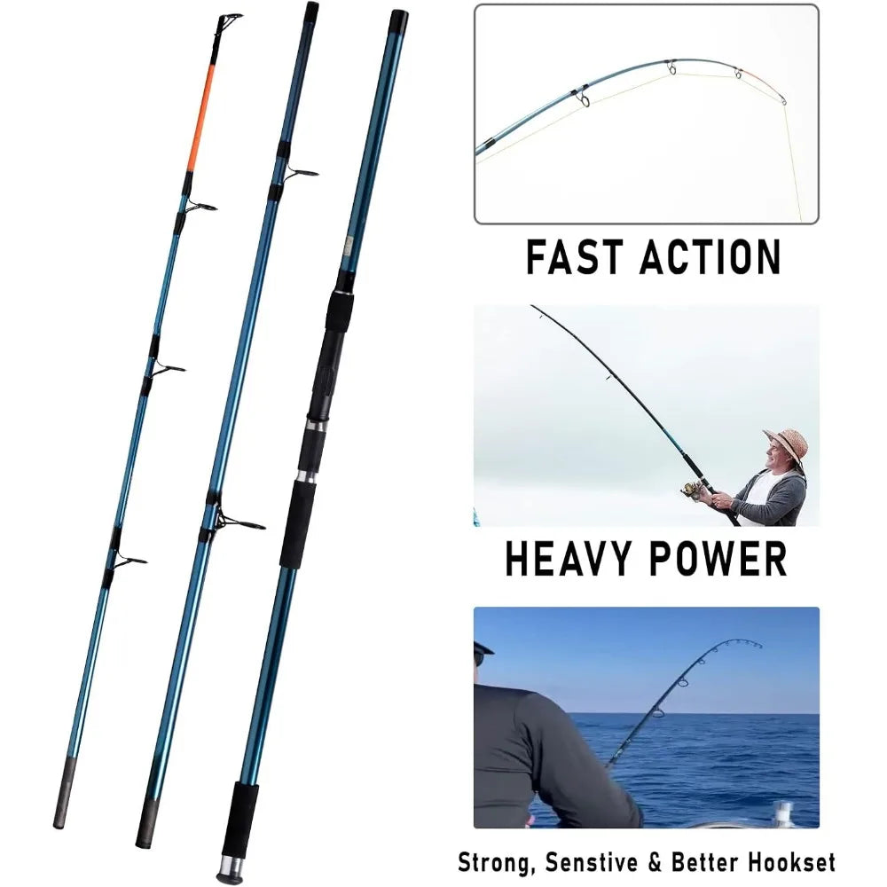 Hign-concerned Surf Rod And Reel Combo Saltwater Gear