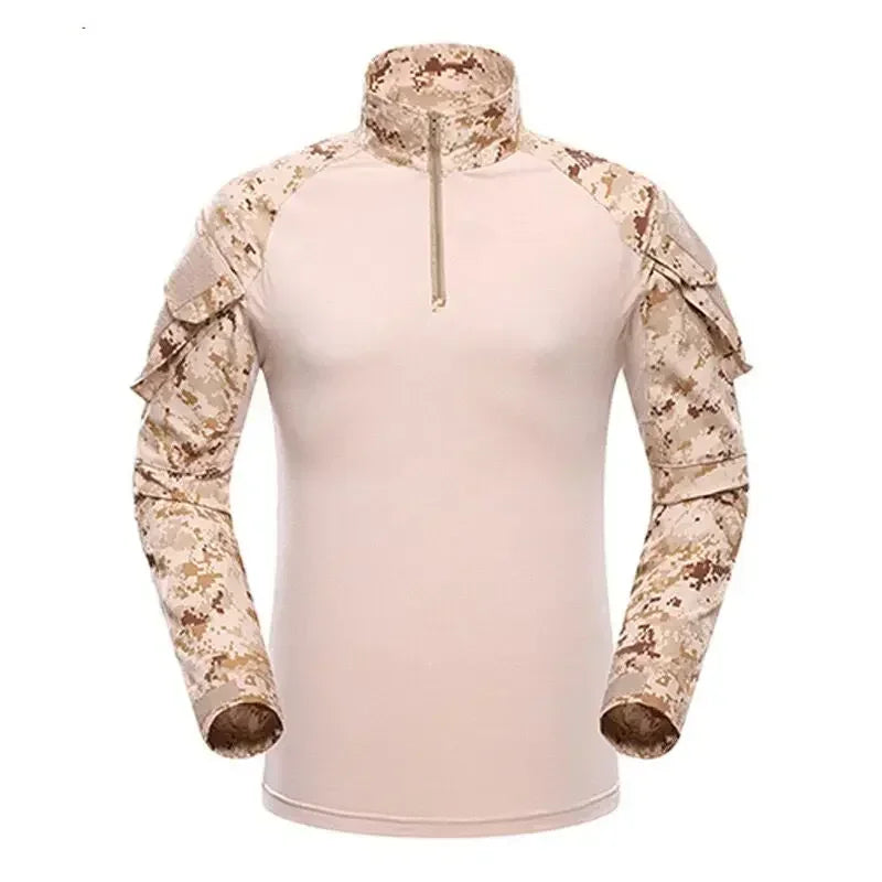 WOLF ENEMYCN Tactical Hiking Shirt Men Camouflage Breathable