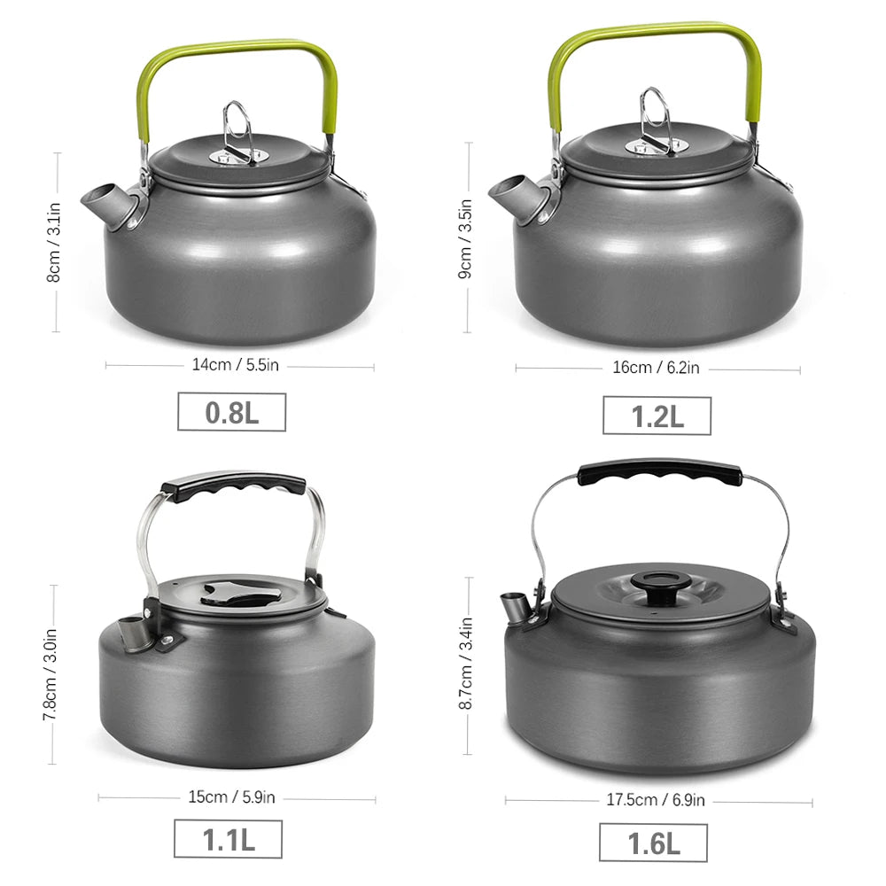 JD Performance Gear Portable Outdoor Water Kettle Aluminum