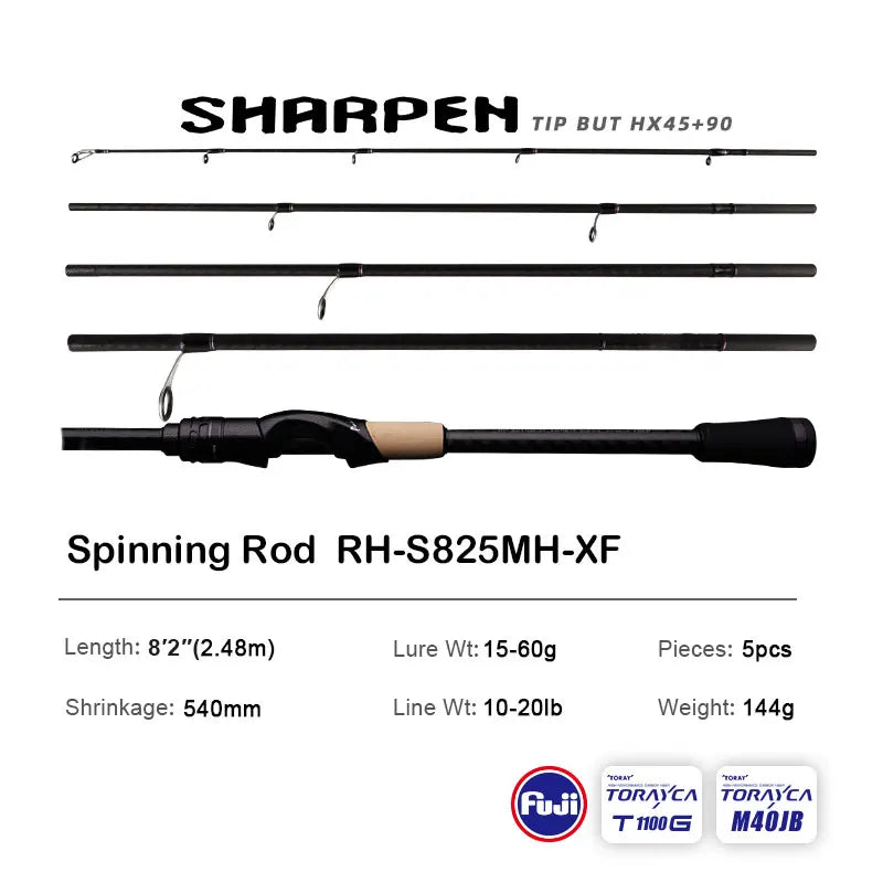 JD Performance Gear PureLure Spinning And Casting Rod
