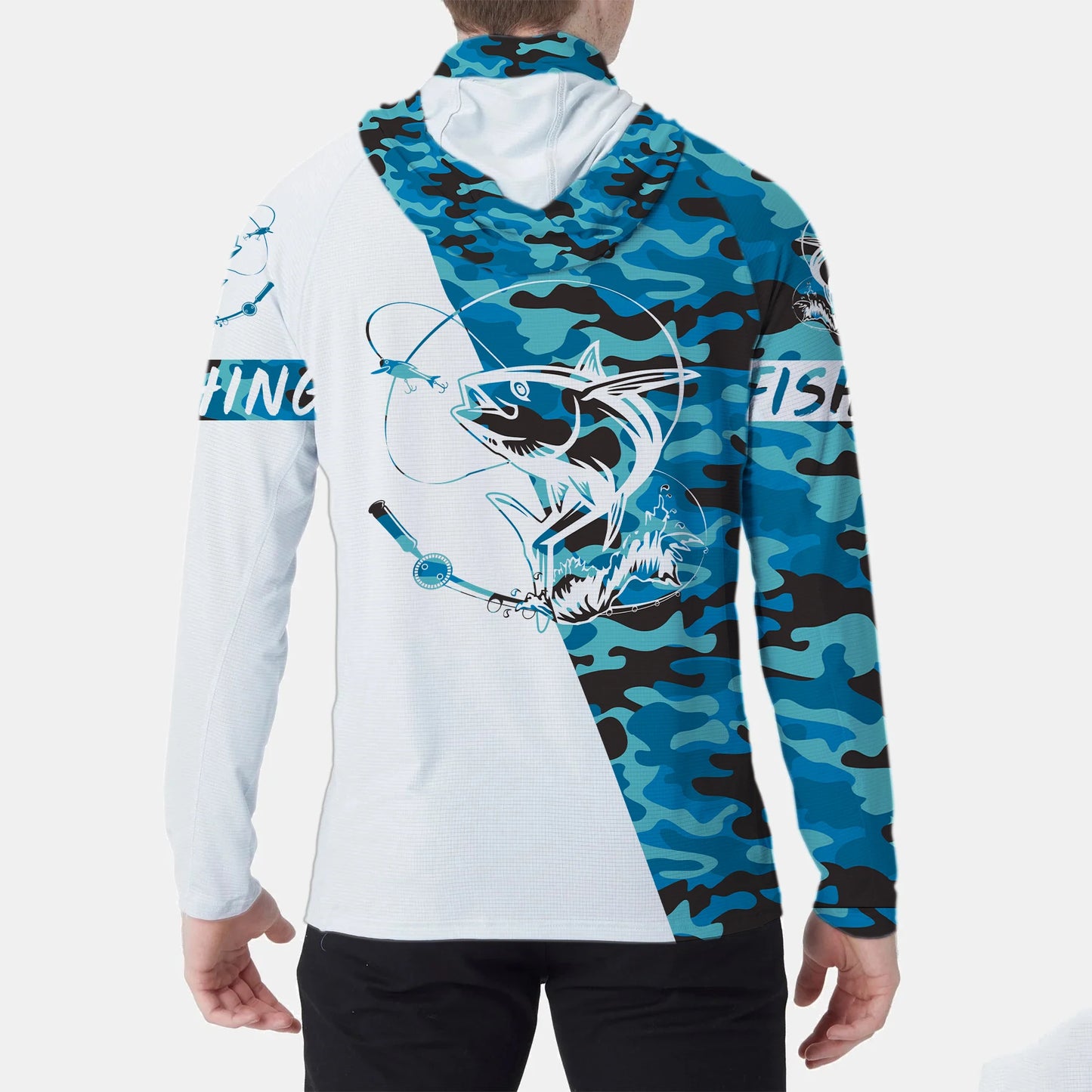 Hign Concerned Fishing Hoodie Sun Protection Shirt Gear