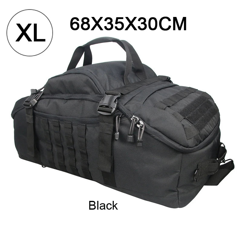QCN Tactical Travel Bag Molle Duffle for Camping and Hiking