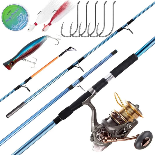 JD Performance Gear Surf Rod And Reel Saltwater Tackle Set