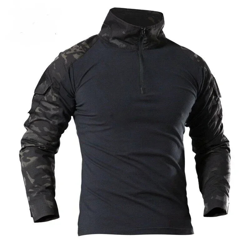 WOLF ENEMYCN Tactical Hiking Shirt Men Camouflage Breathable