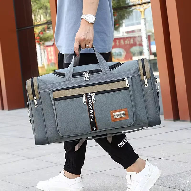 JOCESTYLE Nylon Travel Duffel Bag Waterproof Outdoor Gym Luggage